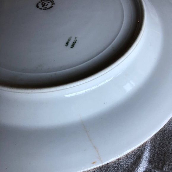 Limoges France Dinner Plate Cobalt Blue Band & Gold 10-inch - Picture 9 of 9